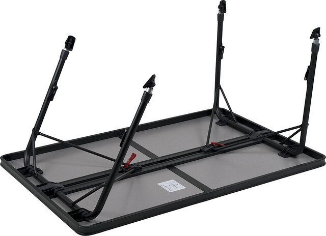 CRESPO Leichter Tisch 130 x 85 x 4 cm Farbe dunkelgrau – Bild 4