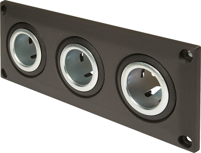 PRO CAR Einbausteckdose EV PRO CAR mit 3 Powersteckdose 12 - 24 V