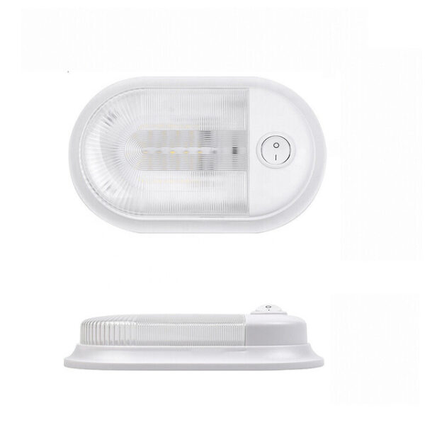 LED Aufbauleuchte Jamara-LED 12V 3W 3000k mit Schalter Farbe: weiß