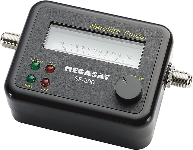 MEGASAT Satfinder SF 200 Farbe schwarz