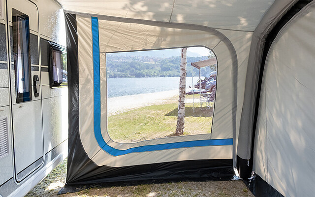 BRUNNER Seitenwände zu Sonnendach Skia Farbe weiß/grau – Bild 2