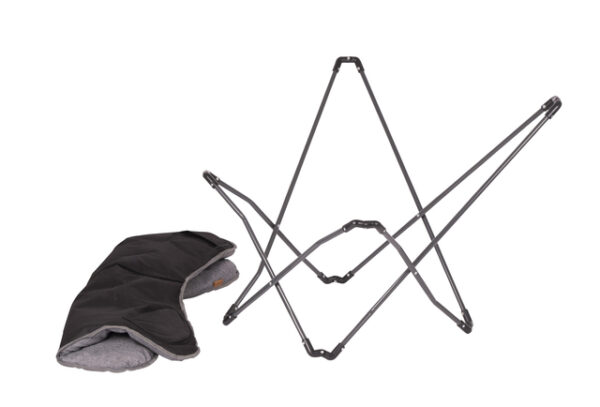 Schmetterlingsstuhl Bo-Camp Urban Outdoor Redbridge Farbe grau – Bild 6