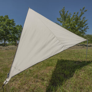 Sonnensegel BENT TC Zip-Canvas Single, Farbe sand