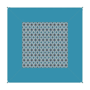 BENT Teppich Zip-Carpet Farbe karibik hellblau