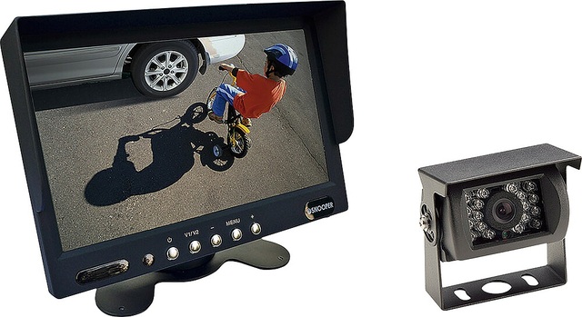 CAR GUARD Kamera-Set mit 120 Grad Rückfahrkamera Farbe schwarz