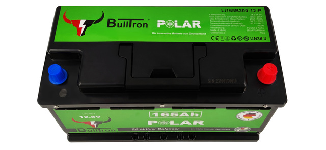 BullTron Batterie Polar 165 Ah LiFePO4 12,8 V Akku mit Smart BMS, Bluetooth App, aktiver Balancer und Heizung – Bild 7