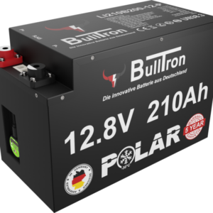 Batterie BullTron Polar 210 Ah LiFePO4 12,8 V Akku mit Smart BMS, Bluetooth App, aktiver Balancer und Heizung