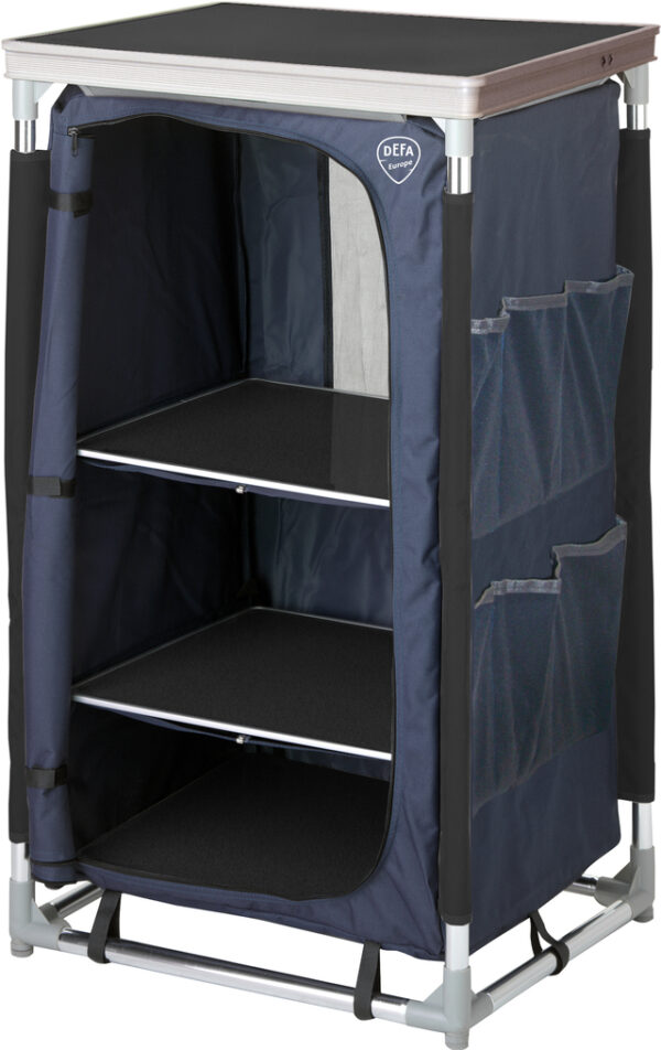 Campingschrank hoch DEFA 3 Fächer Farbe blau