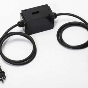 Weingärtner Stromzähler 230 V / 16 A, 2 x 1,5 m Leitung H07RN-F 3G2,5, MID geeicht Schutzkontaktstecker u. Kuppl.