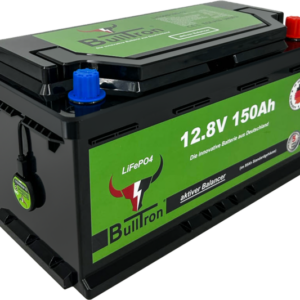BullTron Batterie 150 Ah LiFePO4 12,8 V Akku mit 100 A BMS