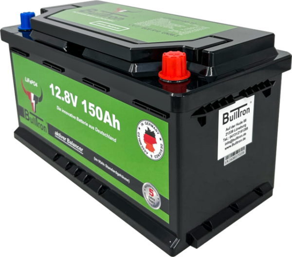 Batterie BullTron 150Ah LiFePO4 12,8V Akku mit 100A BMS – Bild 3