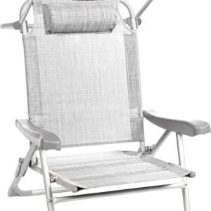 BRUNNER Strandstuhl Makai mit Sonnenblende, weiß