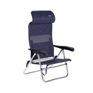 CRESPO Strandstuhl Beach Chair Alu Farbe blau