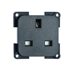 FAWO Steckdoseneinsatz Farbe schwarz (British Standard)