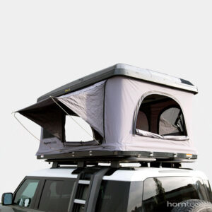 Hartschalen Dachzelt horntools Themis PopUp 140 cm Farbe schwarz / grau