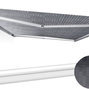 DOMETIC Wandmarkise PerfectWall PW 1500 350 x 275 cm Tuch Fb. horizon grey Geh. Fb. anthrazit 12 V Motor