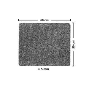 Fußmatte LAKO Aquastop 50 x 60 cm Farbe grau