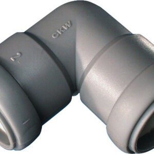 CARYSAN® Winkel 90° zu AW-Rohrsystem 28 mm mit Dichtung