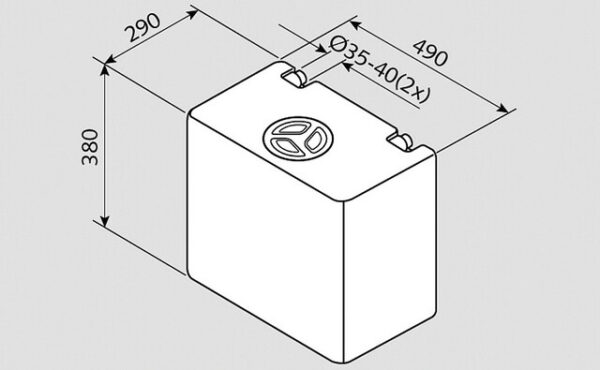 Frischwassertank Fusion 50 l EV 1004 _ V4-01 _ – Bild 2