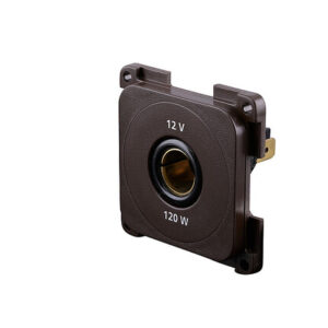 FAWO Steckdoseneinsatz 12 V Farbe braun 2-polig 6 - 24 V