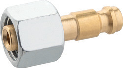 GOK Stecknippel STN x RST 8 mit Überwurfmutter Typ M und Schneiderring D montiert