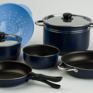 Topfset BEAVER BRAND FLAMINIA 24 EVO, 10-tlg. Farbe flameblue matt