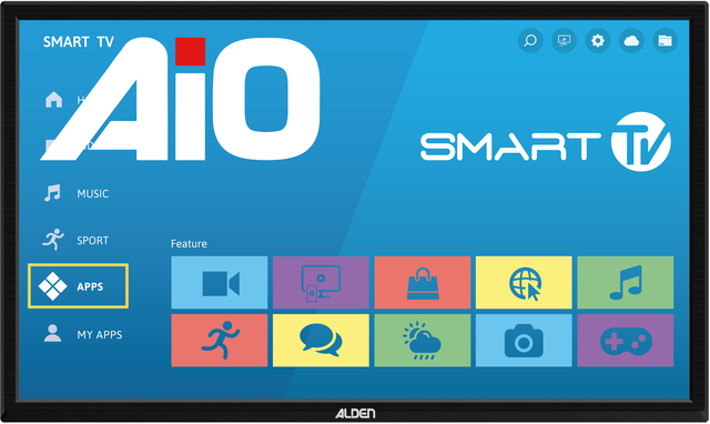 ALDEN Satanlage automatisch AS4@ 80EVO SKEW/GPS Ultrawhite inkl. A.I.O. SMART TV 24 Zoll Farbe weiß – Bild 2