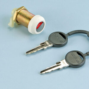 THETFORD Zylinder Zadi + 2 Schlüssel zu Tür II, RAL9001