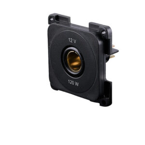 FAWO Steckdoseneinsatz 12 V Farbe schwarz 2-polig 6 - 24 V