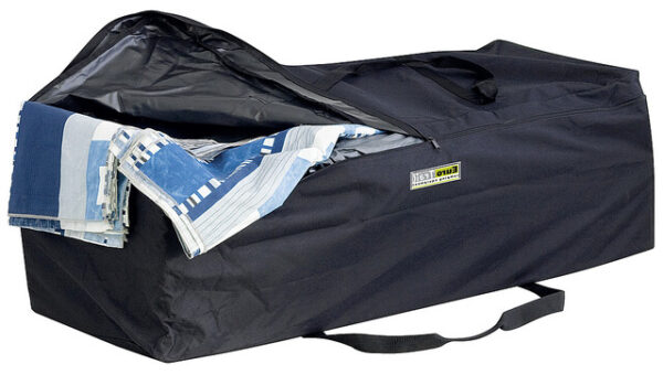 Zelttasche EuroTrail Medium 110 x 31 x 34 cm Farbe schwarz – Bild 2