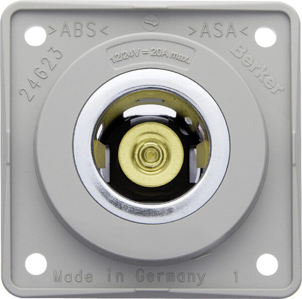 Powersteckdose Berker Farbe grau 12 V – Bild 2