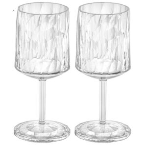 koziol Weinglas CLUB No. 9 Superglas 200 ml, 2er-Set Farbe crystal clear
