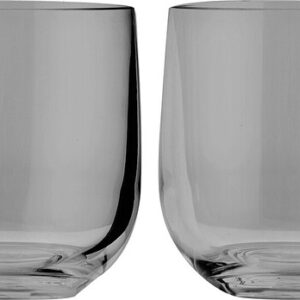 BRUNNER Wasserglas 2er-Set Waterglass Grey Farbe grau