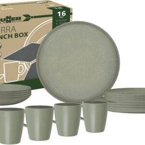 Geschirrset BRUNNER Lunch Box PLA Tierra Forest