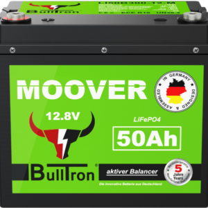 BullTron Batterie Moover 50 Ah mit 50 A Dauer- und 300 A Kurzzeitstrom