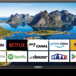 ANTARION Fernseher Smart TV 22 Zoll Farbe schwarz
