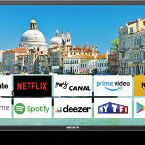 ANTARION Fernseher Smart TV 24 Zoll Farbe schwarz