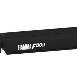 FIAMMA Dachmarkise F80 L 450 x 275 cm Tuch Fb. royal grey Gehäuse Fb. deep black