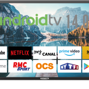 Fernseher ANTARION SMART TV 19 Zoll Android 14.0 Farbe schwarz