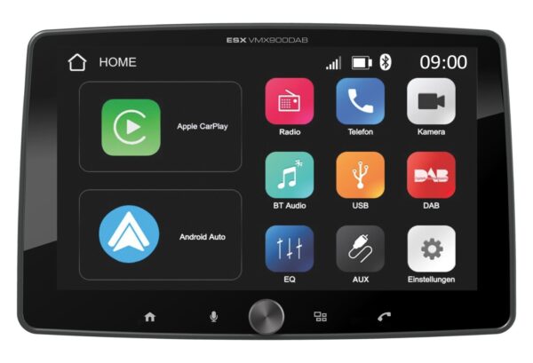 Autoradio ESX VISION VMX900DAB Autoradio 1 DIN + Blende Ducato 8 ab 2021 – Bild 2
