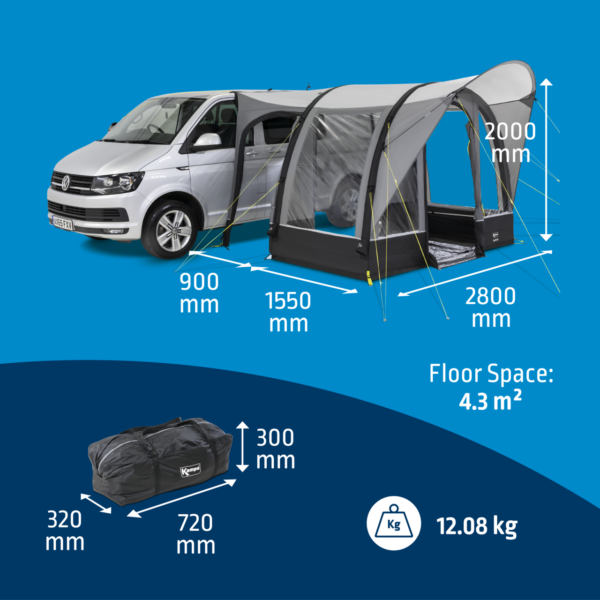 Busvorzelt Kampa Sprint AIR – Bild 3