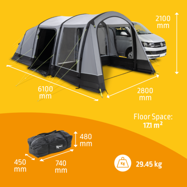Vorzelt Kampa Touring Air TC R/H Modell 2025 – Bild 4