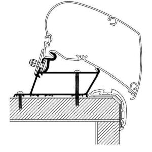 Adapter Thule passend für Malibu Roof 450 cm