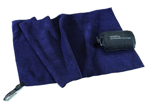 Reisehandtuch Cocoon Mikrofaser Terry Towel Light 90 x 50 cm Farbe dolphin blue