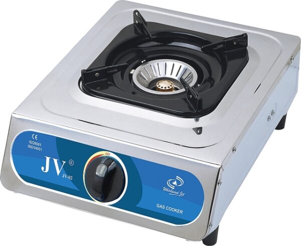 Gaskocher JV 04s 3-flammig Farbe grau / blau
