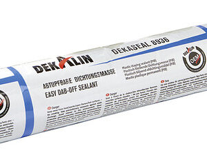 Dichtmasse DEKALIN Dekaseal 8936 Inhalt 0,56 l Farbe schwarz im Schlauch- beutel