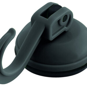 Haken Eurotrail mit Saugnapf 2er-Set Farbe anthrazit belastbar bis 6 kg