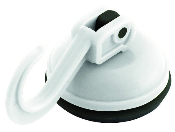 Haken Eurotrail mit Saugnapf 2er-Set Farbe anthrazit belastbar bis 2 kg
