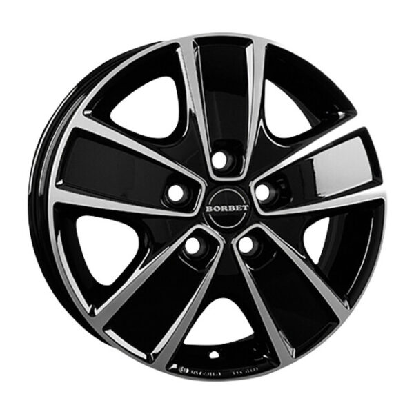 Leichtmetallfelge Borbet CWG 6,0 x 16 Zoll passend für Fiat Ducato Heavymistral anthracite polished