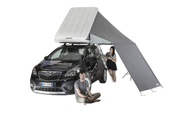 Sonnensegel AirPass für Autos zu Dachzelt Variant max. Höhe 185 cm Farbe grau